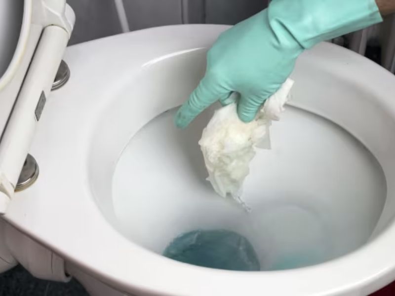 sử dụng enzyme để thông tắc bồn cầu