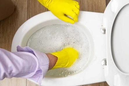 khử mùi sau khi thông tắc bồn cầu