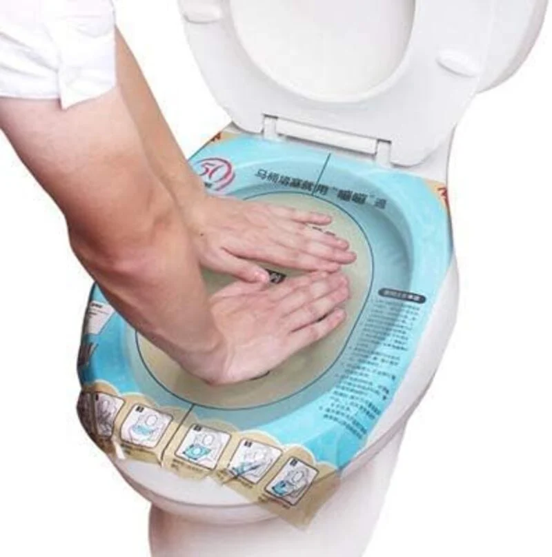 Sử Dụng Miếng Dán Để Xử Lý Bồn Cầu Nghẹt