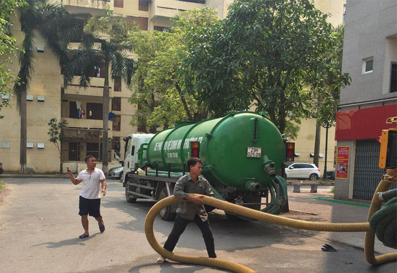 Quy trình hút hầm cầu chuyên nghiệp tại Phường Bình Tiên